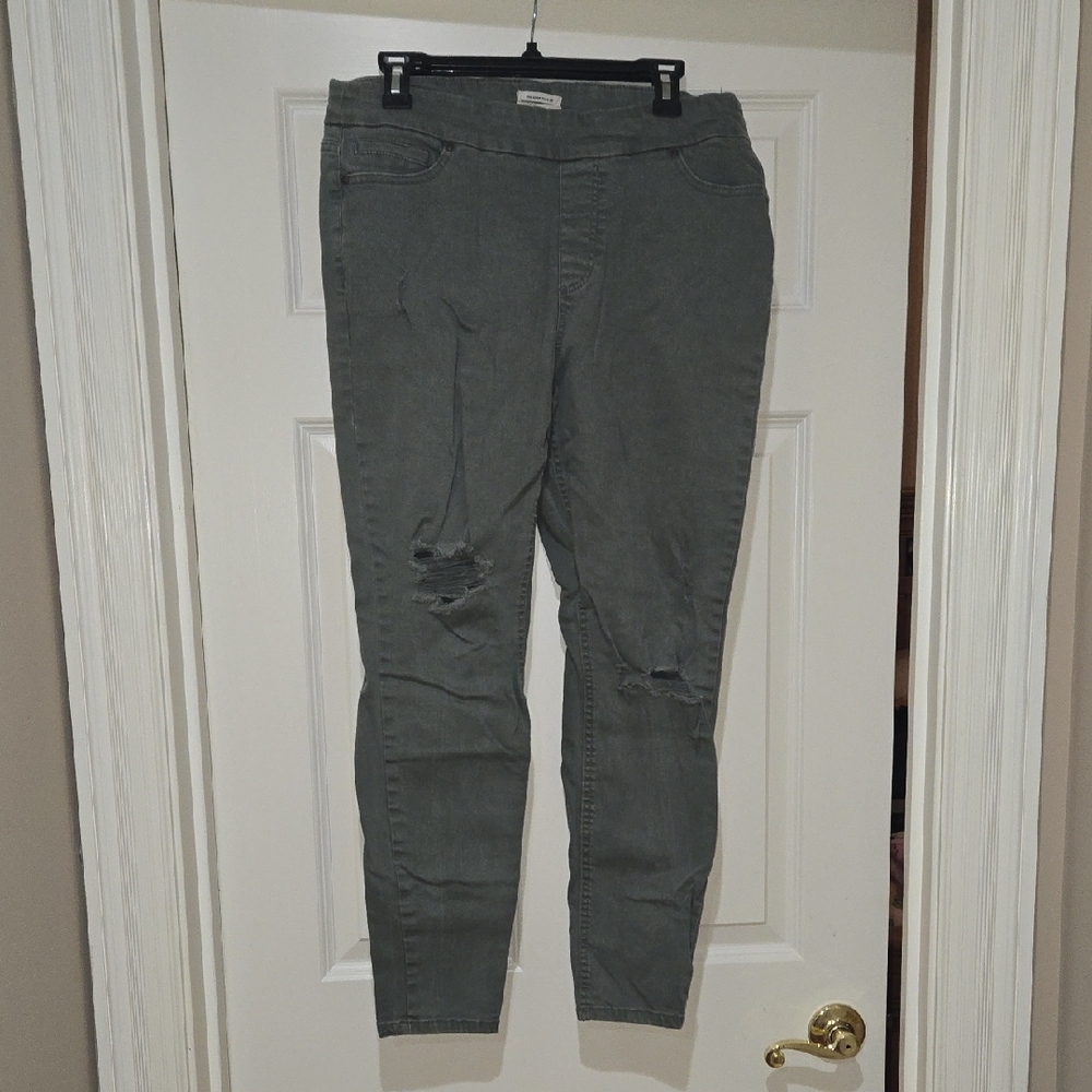 Westbound High Rise Denim Pants